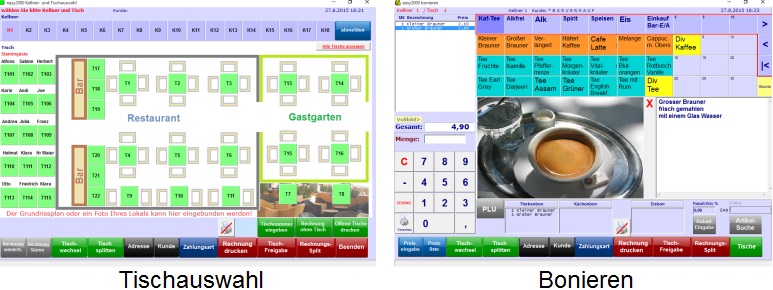 Gastrokassen-software easy2000